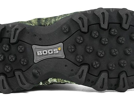 photo of the bottom of a bogs bowman waterproof hunting boot