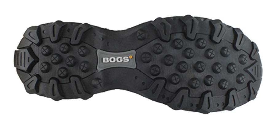 photo of the bottom sole of a bogs world slam waterproof hunting boot